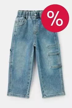 Джинсы на эластичном поясе с карманами Balabala