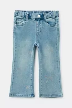 Джинсы на эластичном поясе со стразами Balabala