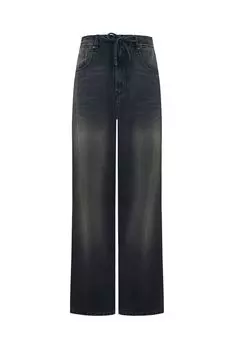 Джинсы на кулиске прямого кроя PAPAYA