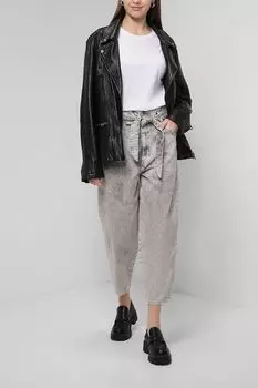 Джинсы на высокой талии с поясом Allsaints