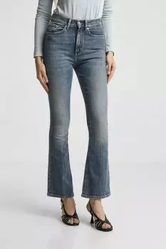 Джинсы облегающие расклешенные от колена HUGO