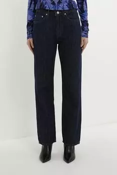 Джинсы однотонные прямого кроя Dunst