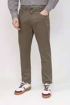 Джинсы однотонные прямого кроя GRAND & HILLS