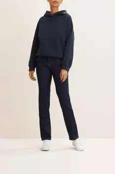 Джинсы однотонные прямого кроя TOM TAILOR