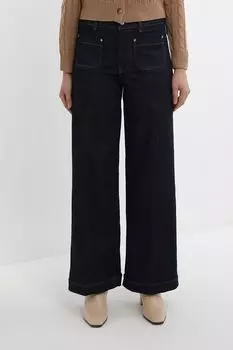 Джинсы однотонные с карманами Piombo