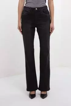 Джинсы однотонные со стразами Emme Marella