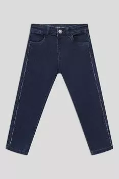 Джинсы однотонные со стразами OVS