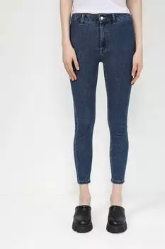 Джинсы однотонные укороченного кроя OVS