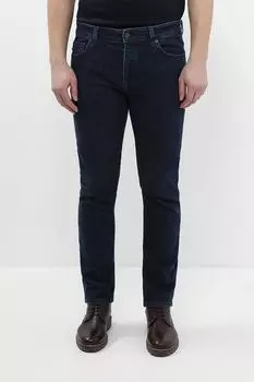 Джинсы однотонные зауженного кроя BOSS