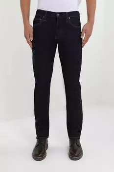 Джинсы однотонные зауженного кроя Calvin Klein