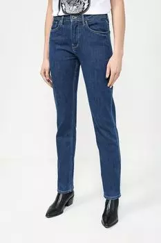 Джинсы однотонные зауженного кроя PEPE JEANS