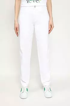 Джинсы однотонные зауженного кроя UNQ