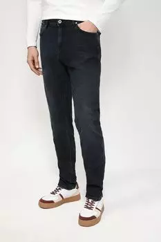 Джинсы однотонные зауженные Loft