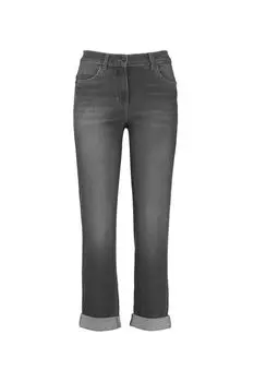 Джинсы прямого кроя с эффектом потертости Gerry Weber