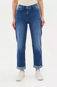 Джинсы прямого кроя с эффектом потертости Gerry Weber