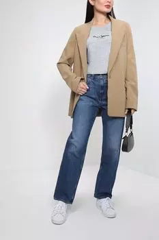 Джинсы прямого кроя с высокой талией PEPE JEANS