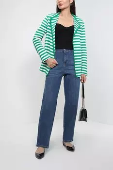 Джинсы прямого кроя с высокой талией Rinascimento