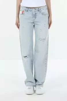 Джинсы рваные с эффектом потертости Tommy Jeans