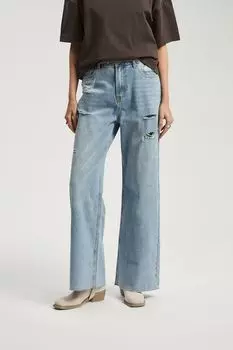 Джинсы рваные с необработанным краем Nume