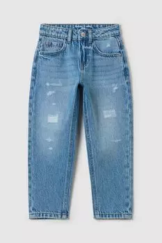 Джинсы рваные зауженного кроя Republic of Denim