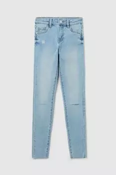 Джинсы рваные зауженные Republic of Denim