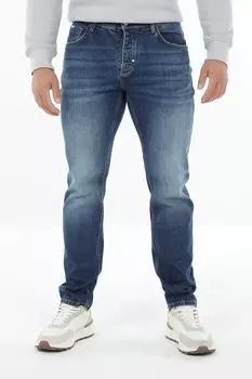 Джинсы с эффектом потертости Antony Morato