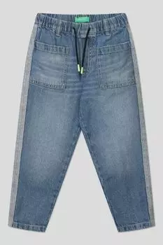 Джинсы с эффектом потертости Benetton