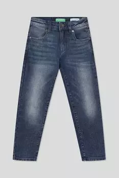 Джинсы с эффектом потертости Benetton