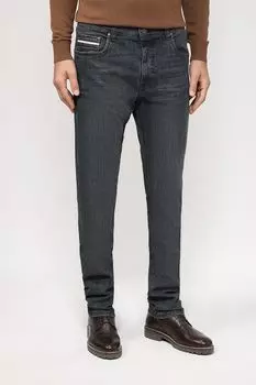 Джинсы с эффектом потертости Bugatti