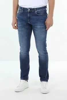 Джинсы с эффектом потертости Calvin Klein Jeans