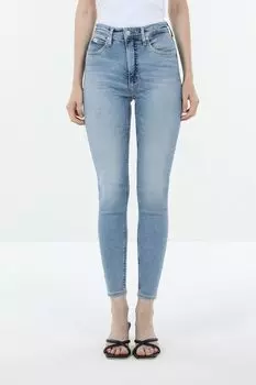 Джинсы с эффектом потертости Calvin Klein Jeans