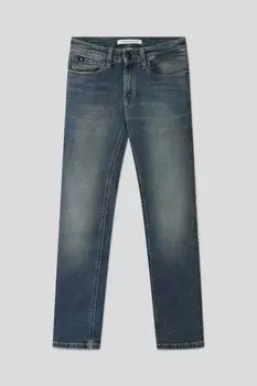 Джинсы с эффектом потертости Calvin Klein Jeans