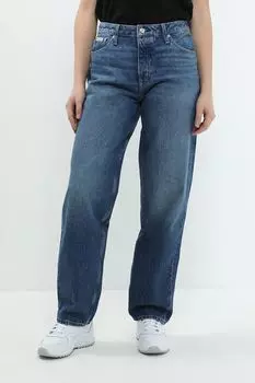 Джинсы с эффектом потертости Calvin Klein Jeans