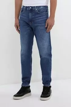 Джинсы с эффектом потертости Calvin Klein Jeans