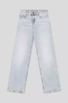 Джинсы с эффектом потертости Calvin Klein Jeans