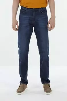 Джинсы с эффектом потертости Cinque