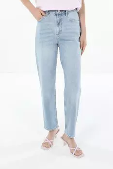 Джинсы с эффектом потертости Comma