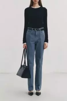 Джинсы с эффектом потертости Dunst