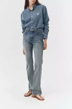 Джинсы с эффектом потертости Dunst