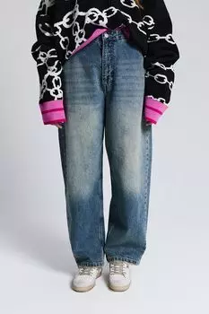 Джинсы с эффектом потертости ESCUTE Young