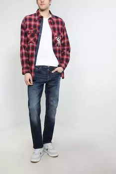 Джинсы с эффектом потертости Esprit Edc