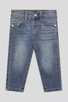 Джинсы с эффектом потертости Fagottino