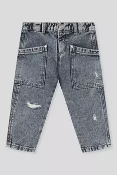 Джинсы с эффектом потертости Fagottino