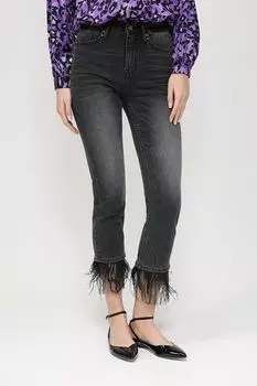 Джинсы с эффектом потертости FRACOMINA