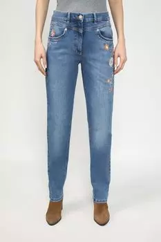 Джинсы с эффектом потертости Gerry Weber