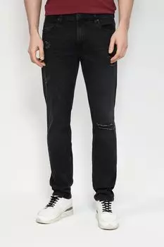 Джинсы с эффектом потертости GRAND & HILLS