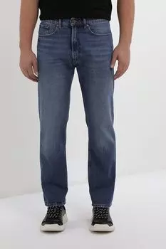 Джинсы с эффектом потертости HUGO