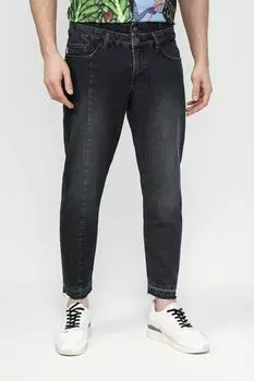 Джинсы с эффектом потертости и двойным поясом Desigual