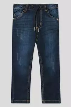 Джинсы с эффектом потертости IDO