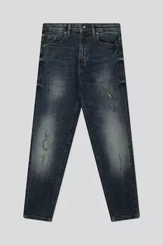 Джинсы с эффектом потертости IDO